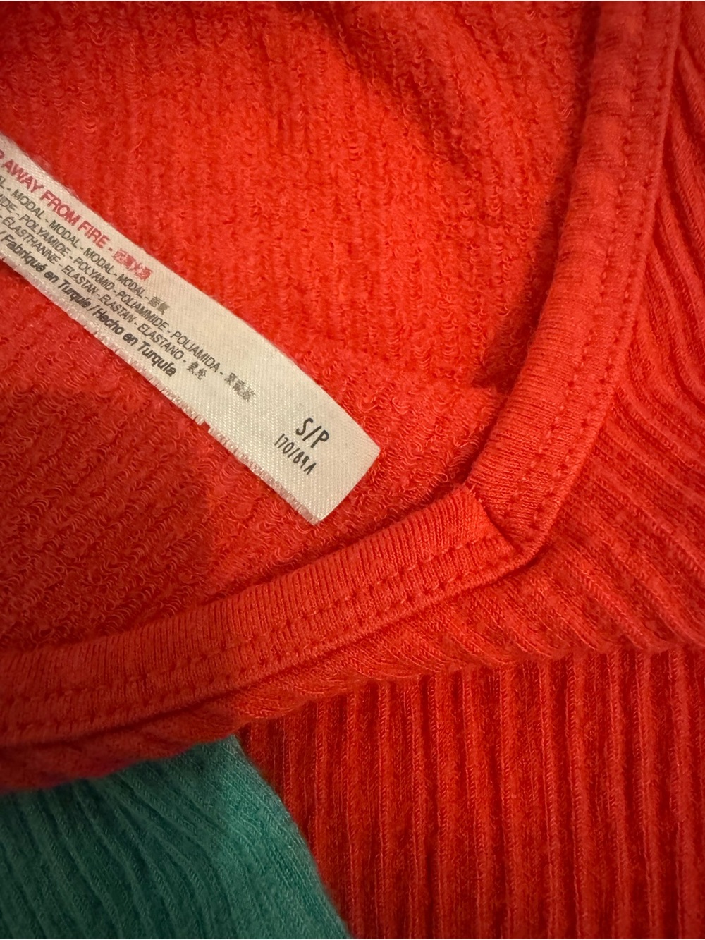 Urban Outfitters Ribbed Tank Tops in Teal, Red, and Lavender - Picture 6 of 6